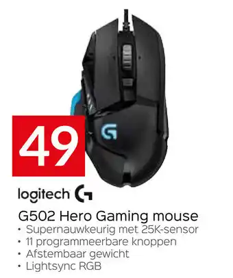 Logitech G502 Hero Gaming mouse