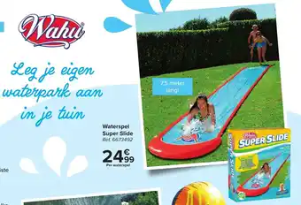 Carrefour Waterspel super slide aanbieding