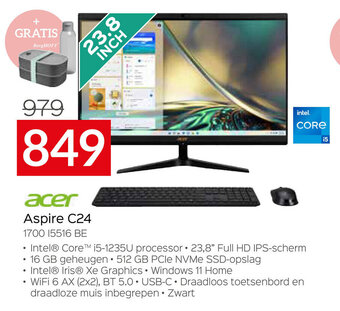 Selexion Acer Aspire C24 1700 I5516 BE aanbieding