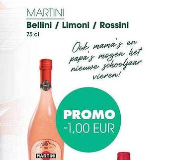 Prik en Tik Martini aanbieding