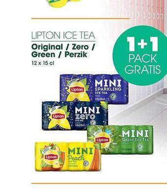Prik en Tik Lipton ice tea aanbieding