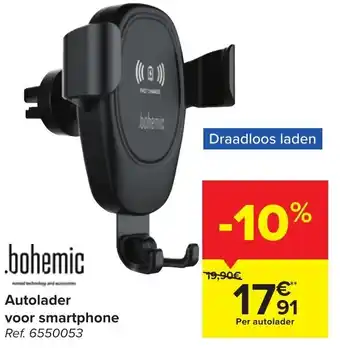 Carrefour Bohemic autolader voor smartphone aanbieding
