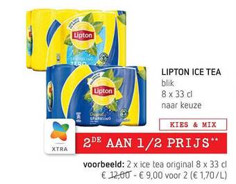 Spar Lipton ice tea aanbieding