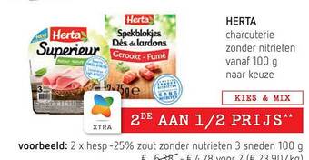 Spar Herta aanbieding