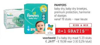 Spar Pampers aanbieding