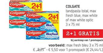 Spar Colgate aanbieding