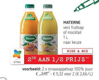 Spar Materne aanbieding