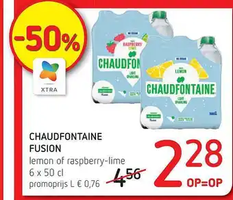 Spar Chaudfontaine fusion aanbieding