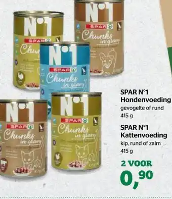 Spar n°1 hondenvoeding, kattenvoeding