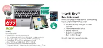 Selexion Acer Spin 3 SP313-51N-54WO aanbieding