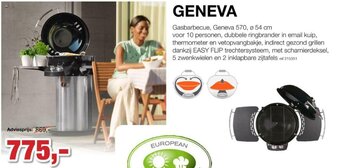 Paradisio Geneva Gasbarbecue aanbieding