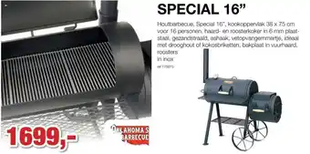 Paradisio Special 16" Houtbarbecue aanbieding