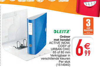 Cora Leitz Ordner met hendel aanbieding