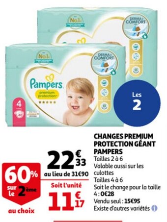 Changes Premium Protection Geant Pampers