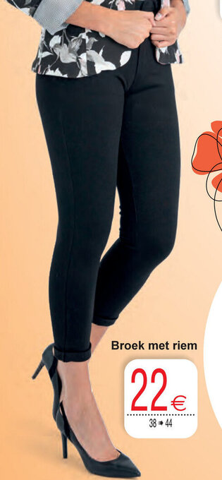 Cora Broek met riem aanbieding