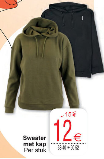 Cora Sweater met kap aanbieding