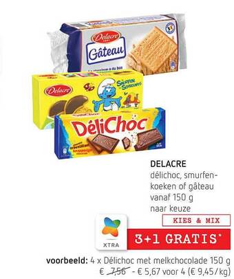 Spar Delacre aanbieding