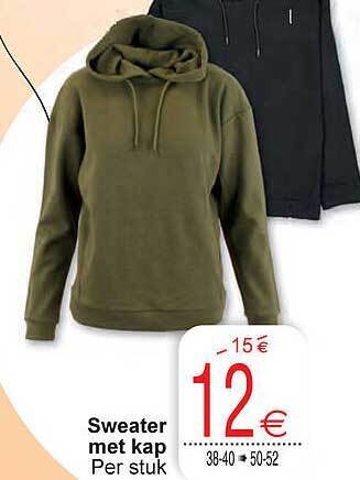 Cora Sweater met kap aanbieding