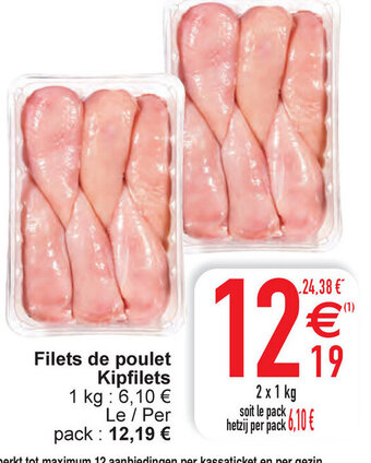 Cora Filets De Poulet Kipfilets aanbieding
