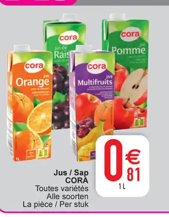 Cora Cora Jus 1L aanbieding