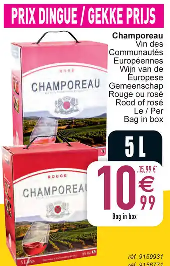 Cora Champoreau Vin des Communautes Europeennes 5L aanbieding