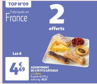 Assortiment De 4 Petits Gateaux