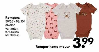 Wibra Rompers aanbieding
