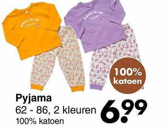 Wibra Pyjama aanbieding