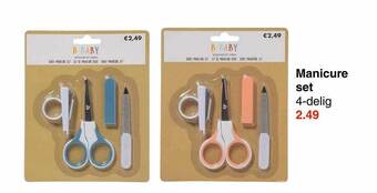 Wibra Manicure set aanbieding