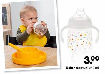 Wibra Beker met tuit aanbieding