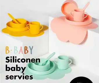 Wibra Siliconen baby servies aanbieding