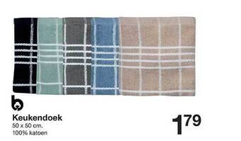 Zeeman Keukendoek aanbieding