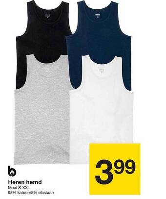 Zeeman Heren hemd aanbieding