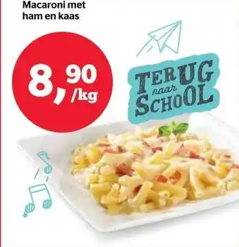 Spar Macaroni met ham en kaas aanbieding