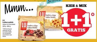 Spar Lu luikse wafels aanbieding