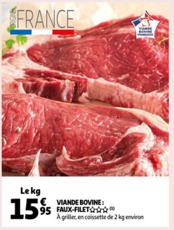 Auchan Viande Bovine: Faux-Filet aanbieding