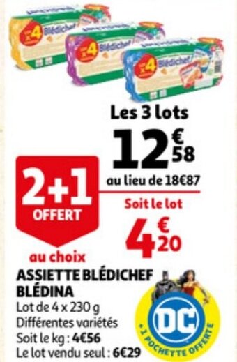 Auchan Assiette Bledichef Bledina aanbieding