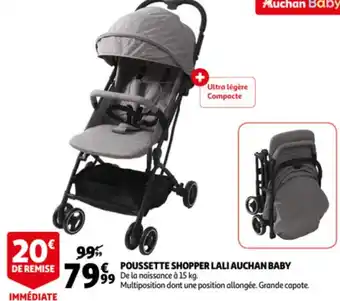 Poussette Shopper Lali Auchan Baby