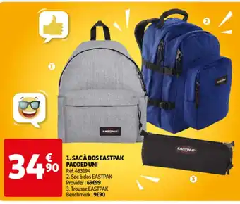 1. Sac a Dos Eastpak Padded Uni