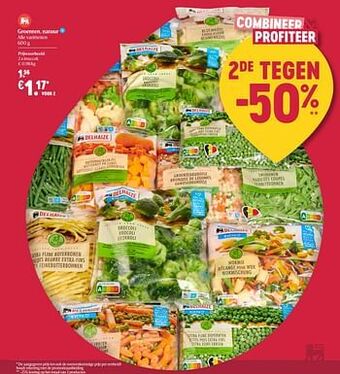 Delhaize Groenten, natuur aanbieding