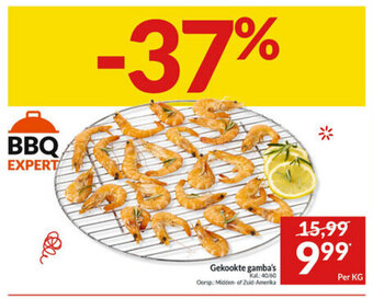 Intermarché Gekookte gamba's per kg aanbieding