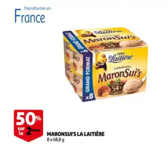 Auchan Nestle La Laitiere Maronsui's 8 x 68,8 g aanbieding