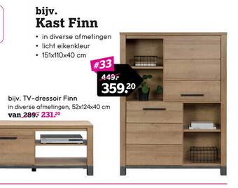 Leen Bakker Kast finn aanbieding