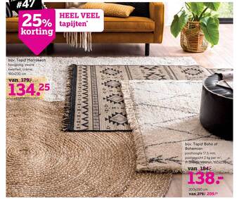 Leen Bakker Heel veel tapijten aanbieding