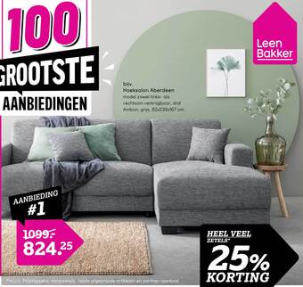 Leen Bakker Hoeksalon aberdeen aanbieding