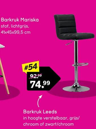 Leen Bakker Barkruk leeds aanbieding