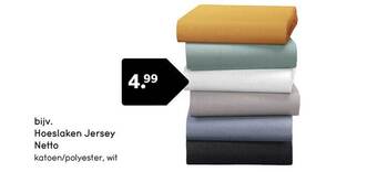 Leen Bakker Hoeslaken jersey netto aanbieding