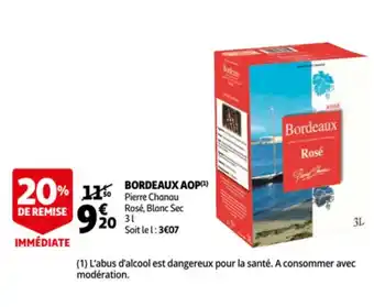Auchan Bordeaux AOP 3 L aanbieding