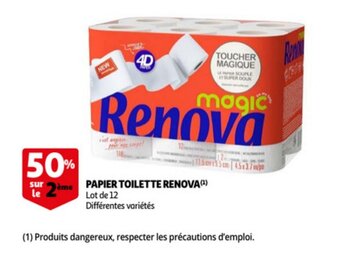 Auchan Renova Papier Toilette aanbieding