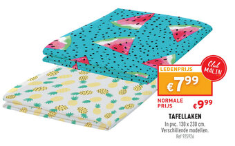Trafic Tafellaken aanbieding